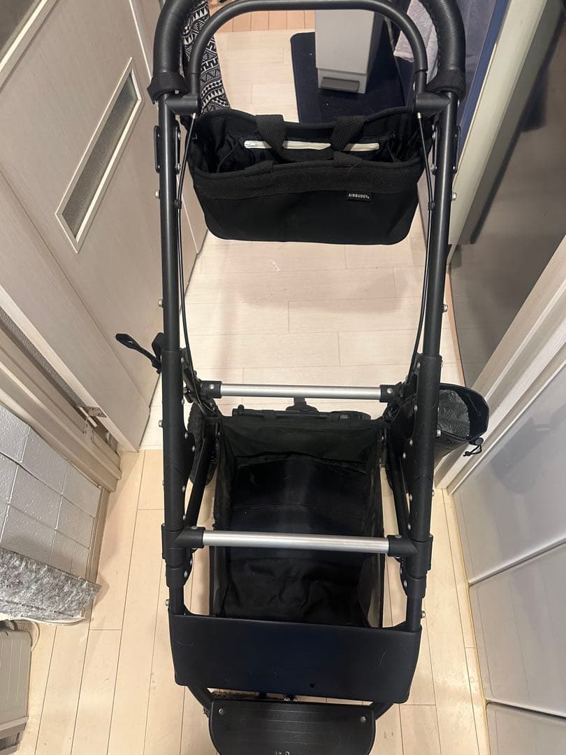 【送料込み】AirBuggyドーム2 フレームセット犬用　黒　ペットカート