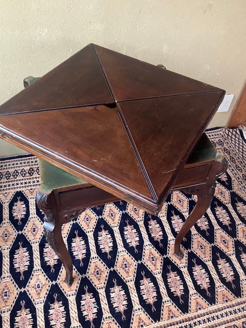 イギリス購入　アンティー　ゲームデスク