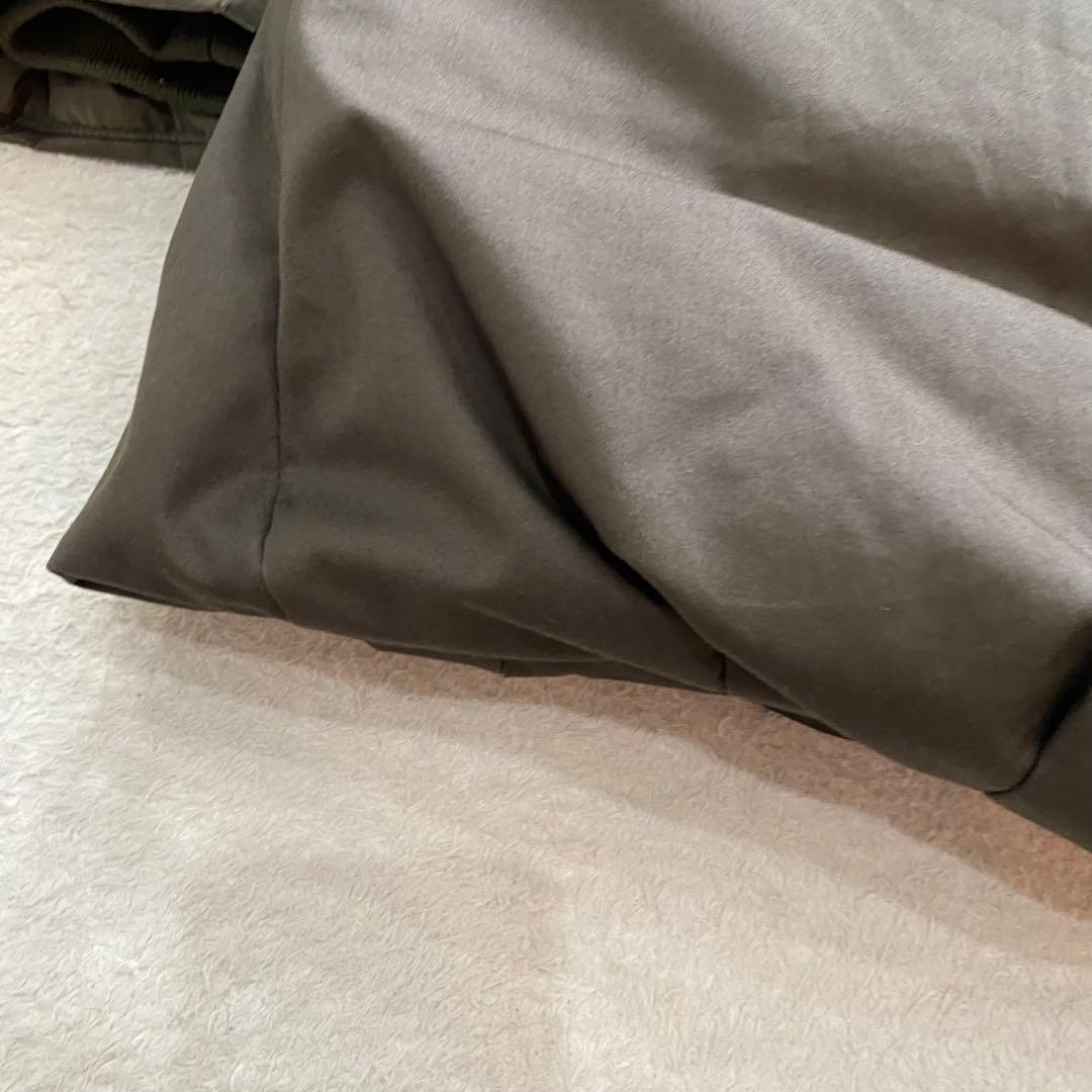 【近年モデル】WOOLRICH 　ロングダウンコート　ラビットファー　カーキ　M