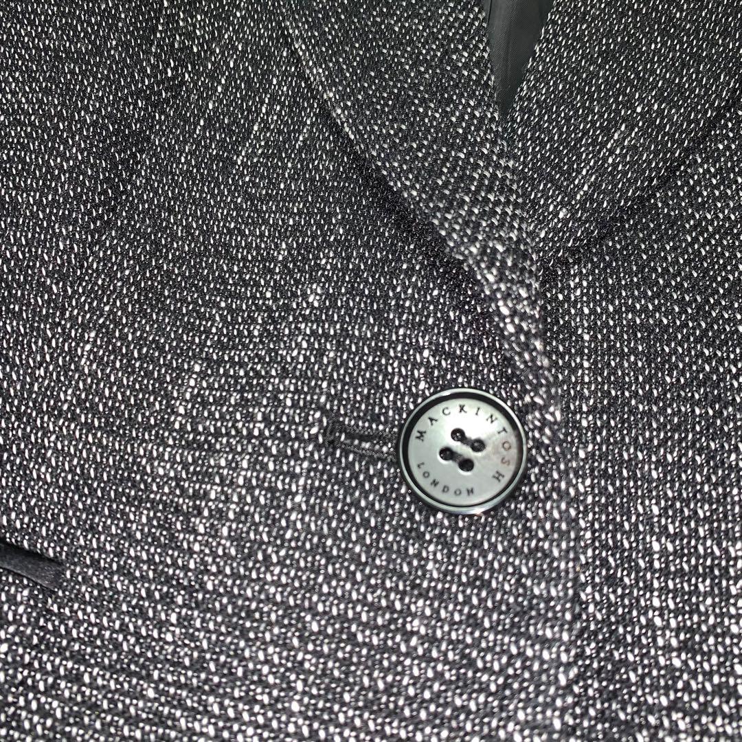 極美品 マッキントッシュロンドン セットアップ パンツスーツ ストレッチ 霜降り