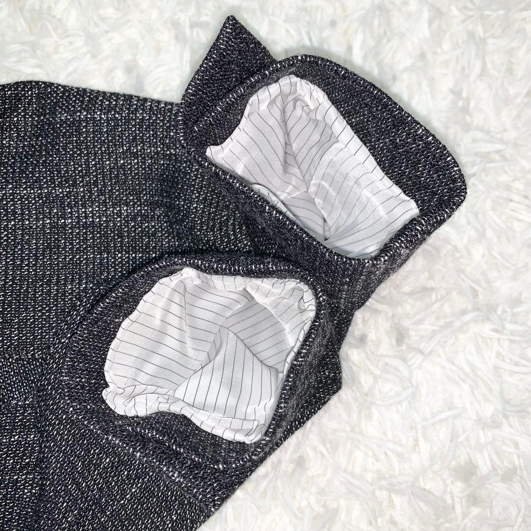 極美品 マッキントッシュロンドン セットアップ パンツスーツ ストレッチ 霜降り