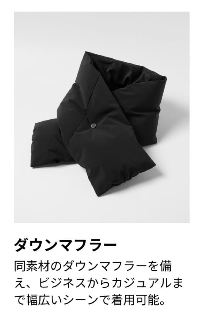 デサントオルテライン　水沢ダウンマフラー