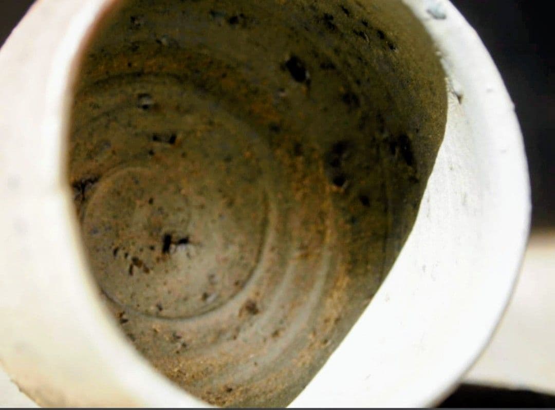 希少作★中里隆【師：小山富士夫＆中里太郎右衛門】★種子島焼ぐい呑み★共箱