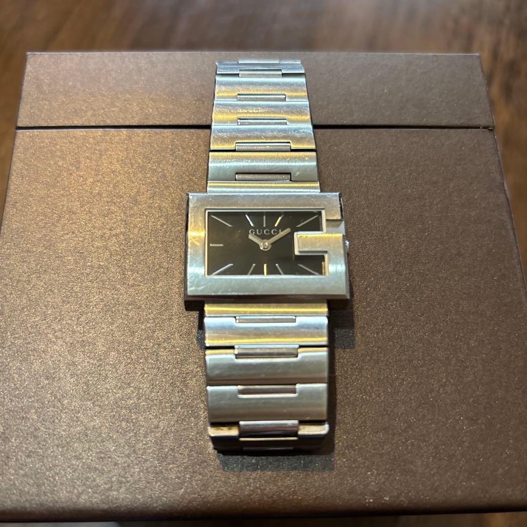 グッチ GUCCI 腕時計 100L ブラック レディース