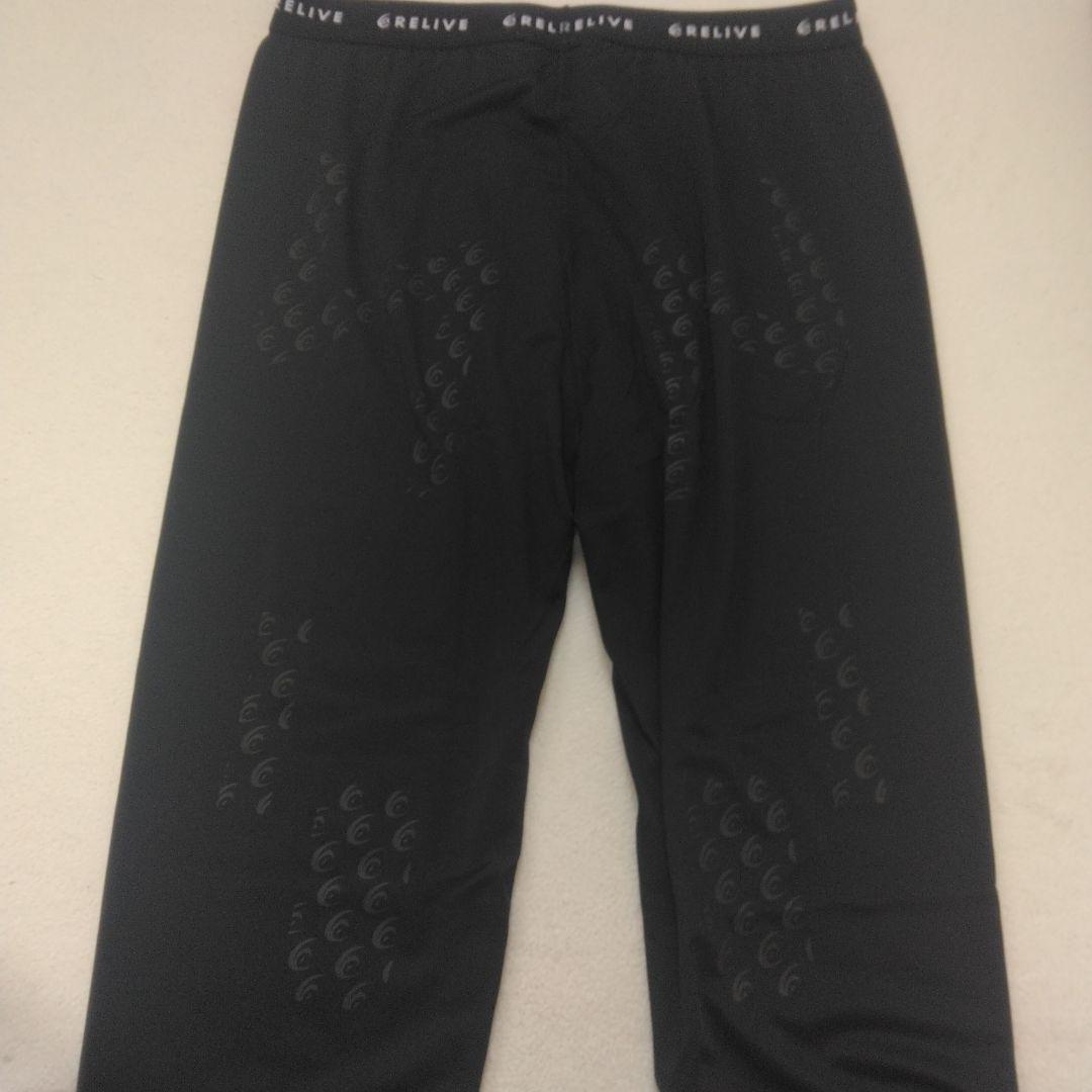 新品同様品　RELIVEリライブ 半袖シャツ•スパッツ 上下セット L ブラック