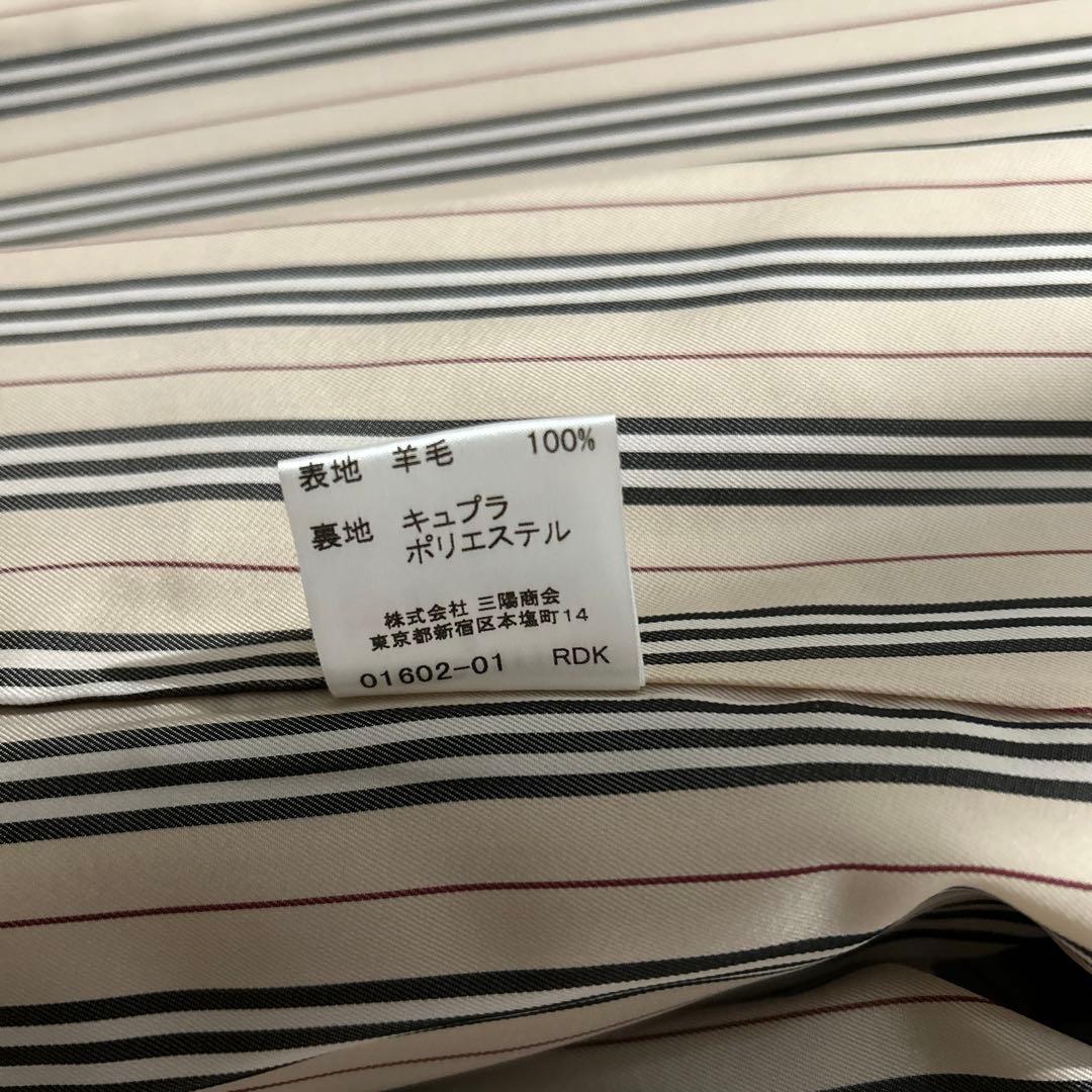 バーバリベージュ ロングコート ウエストベルト付き