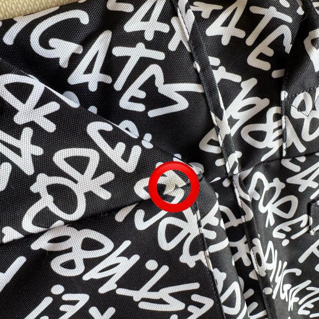 PEARLY GATES ローカーバッグ 落書き総柄