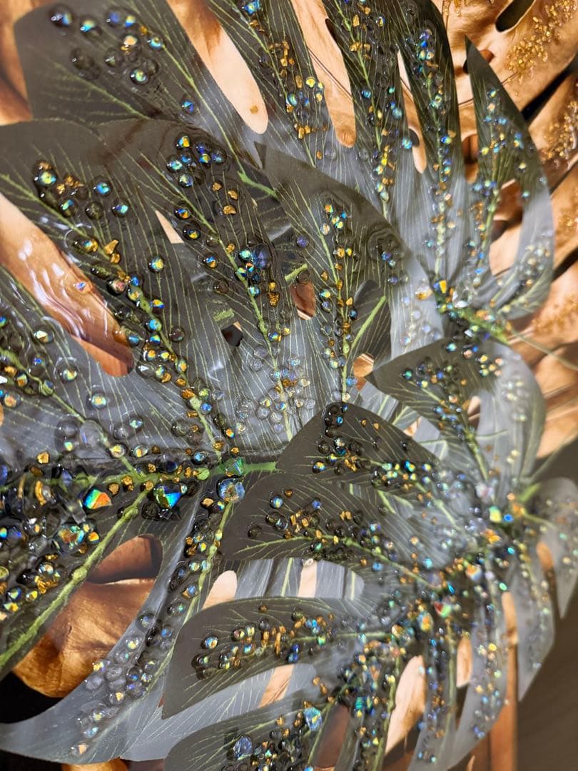 モンステラの葉 アートフレーム