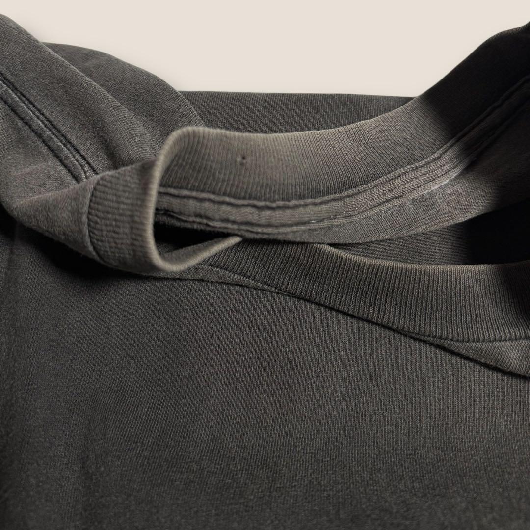 【スケート】90s〜00s タグ無 ZORLAC ロゴ ロンT M相当 黒