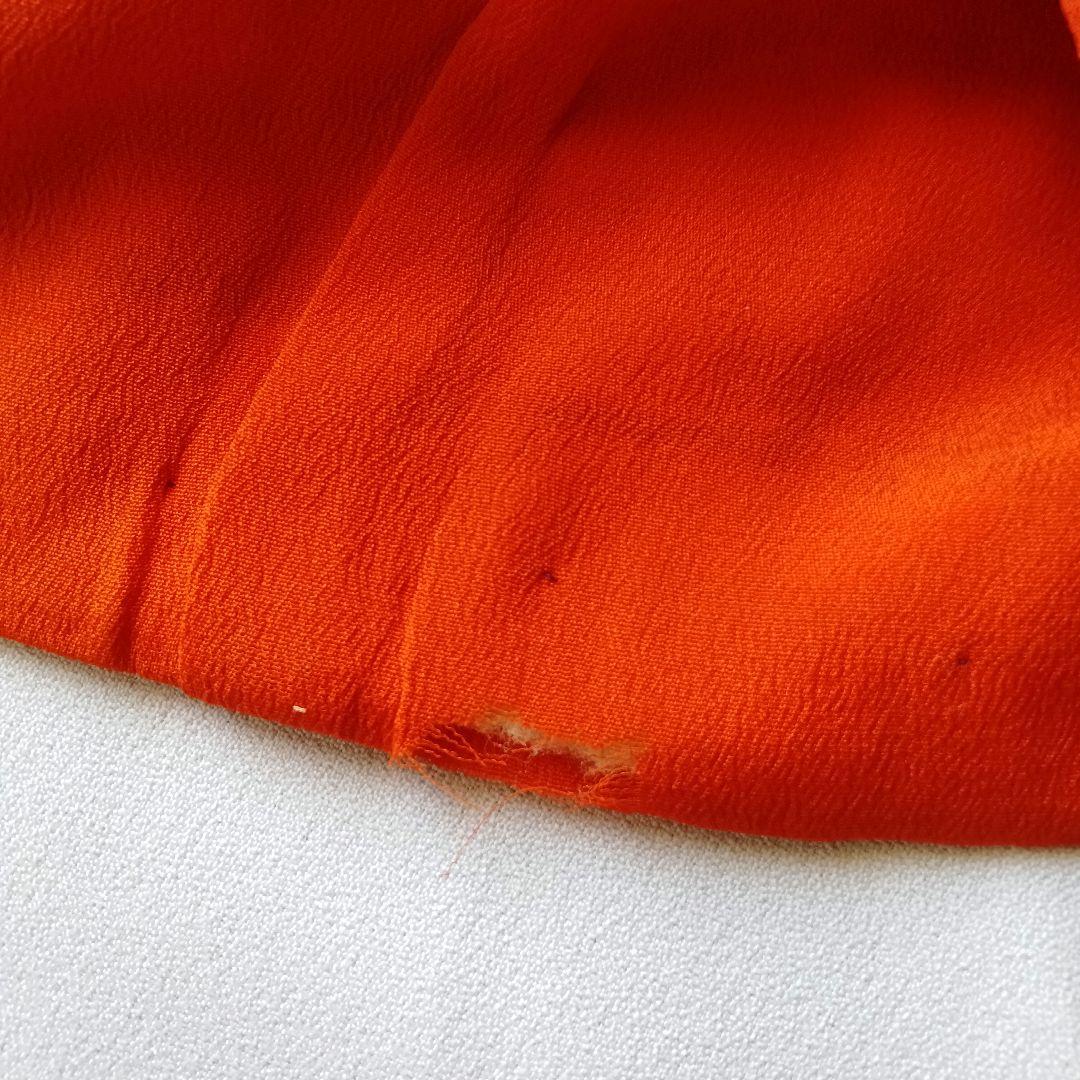 3歳　七五三　女の子　着物　アンティーク　正絹　希少　紫　パープル　青紫　錦紗