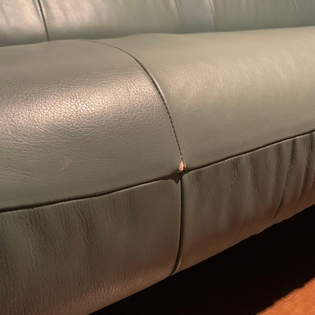 カリモク チターノ ソファ 本革 ハイバック 送料込み