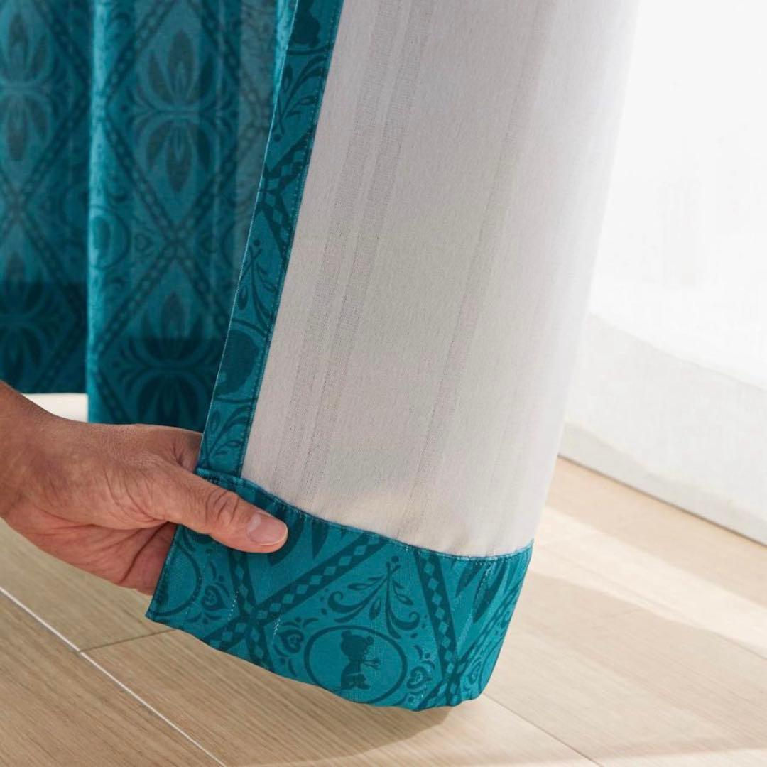 ベルメゾン Disney アナと雪の女王 カーテン 遮光 遮像