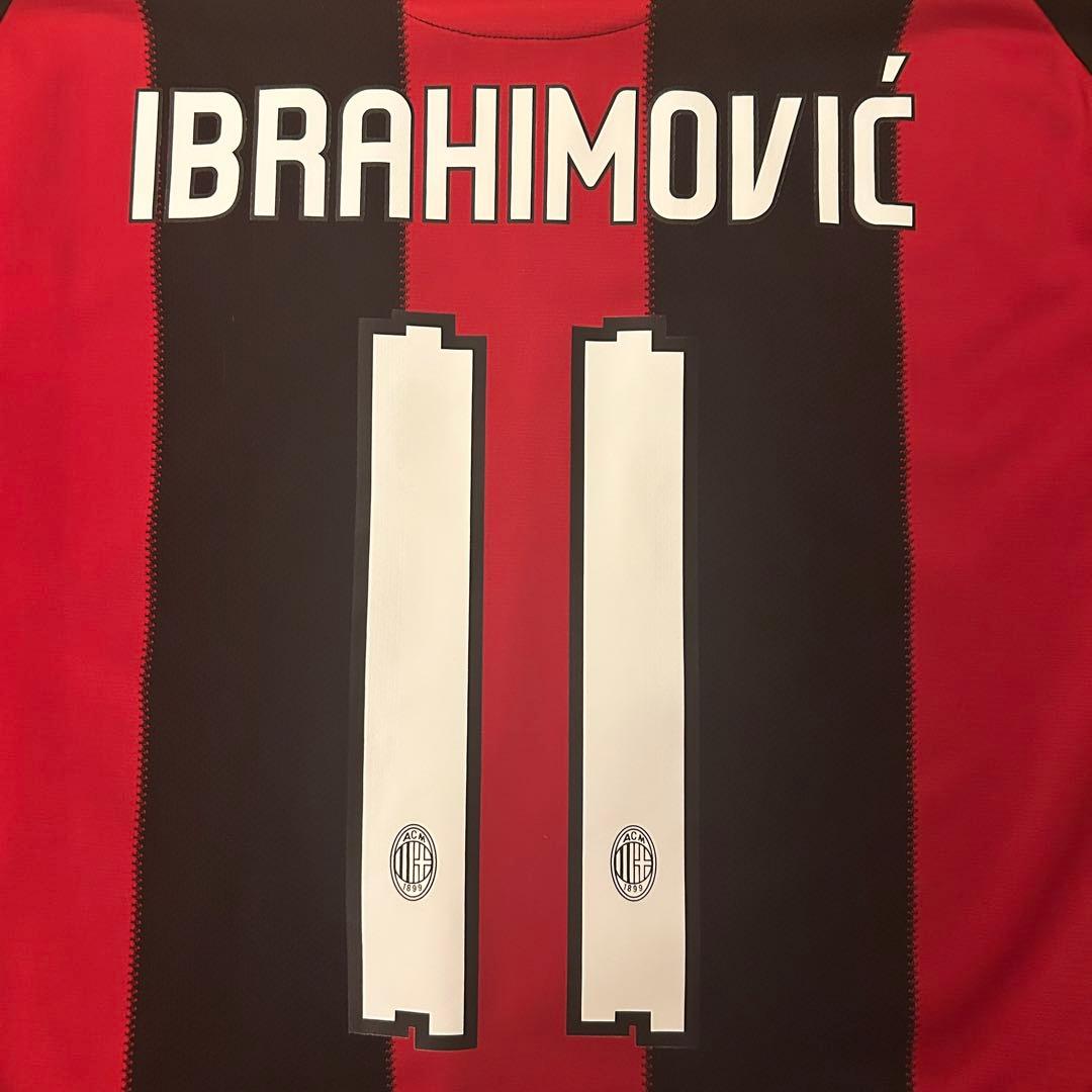【正規品】　10-11 ACミラン　イブラヒモヴィッチ　ユニフォーム
