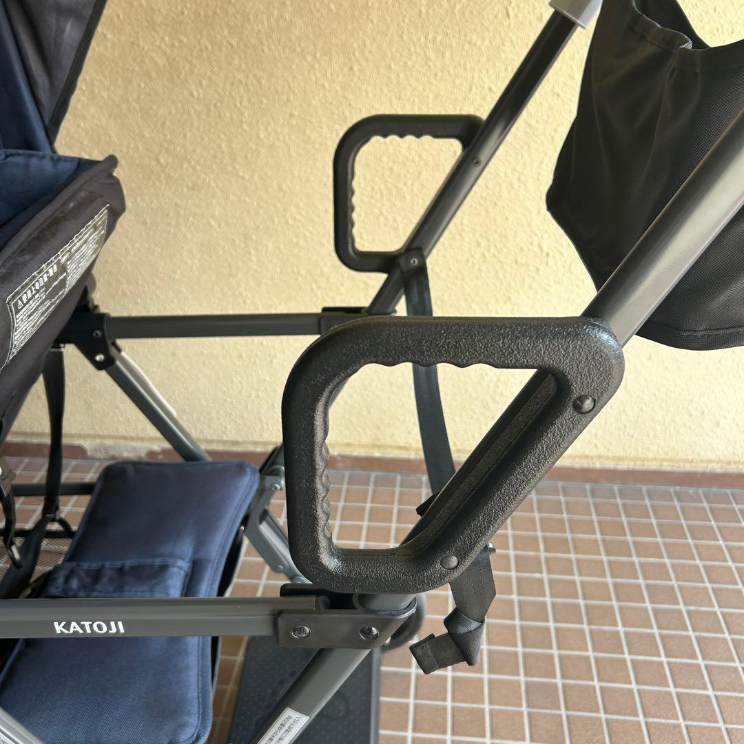 美品✨カトージ KATOJI ベビーカー 二人でゴー 二人乗り 双子 年子