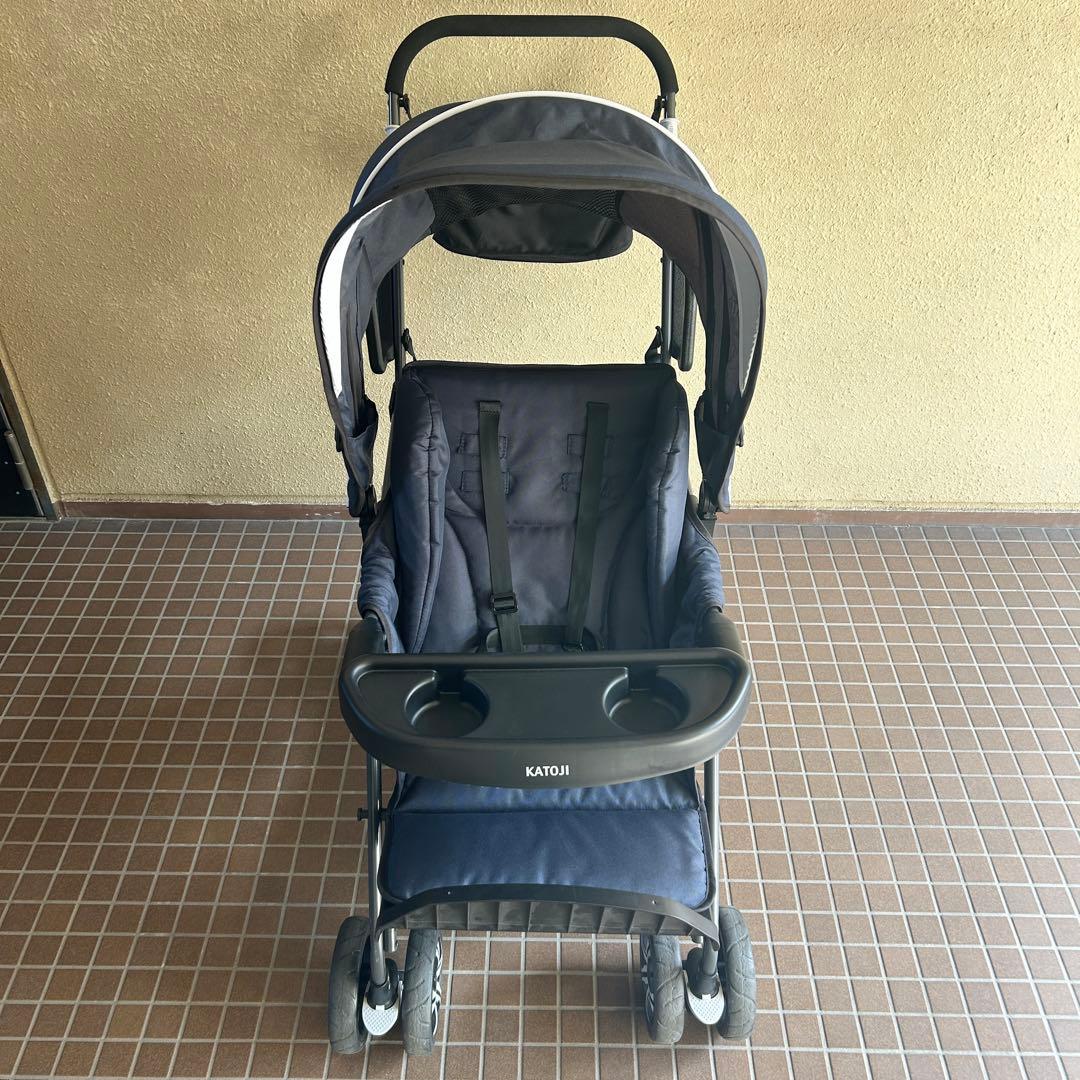 美品✨カトージ KATOJI ベビーカー 二人でゴー 二人乗り 双子 年子