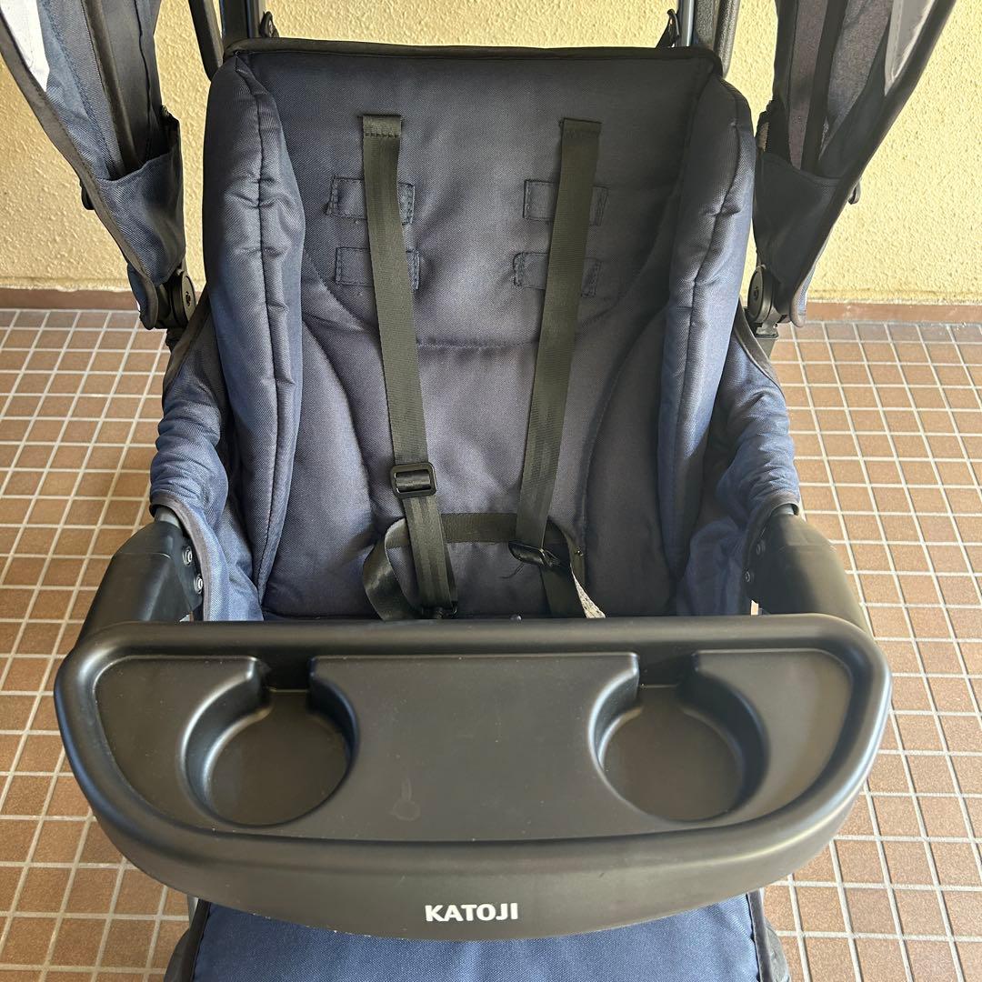 美品✨カトージ KATOJI ベビーカー 二人でゴー 二人乗り 双子 年子