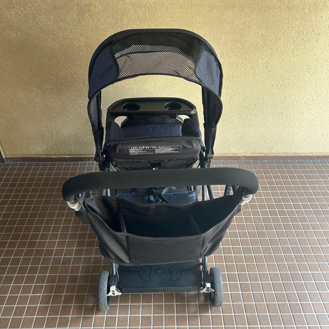 美品✨カトージ KATOJI ベビーカー 二人でゴー 二人乗り 双子 年子