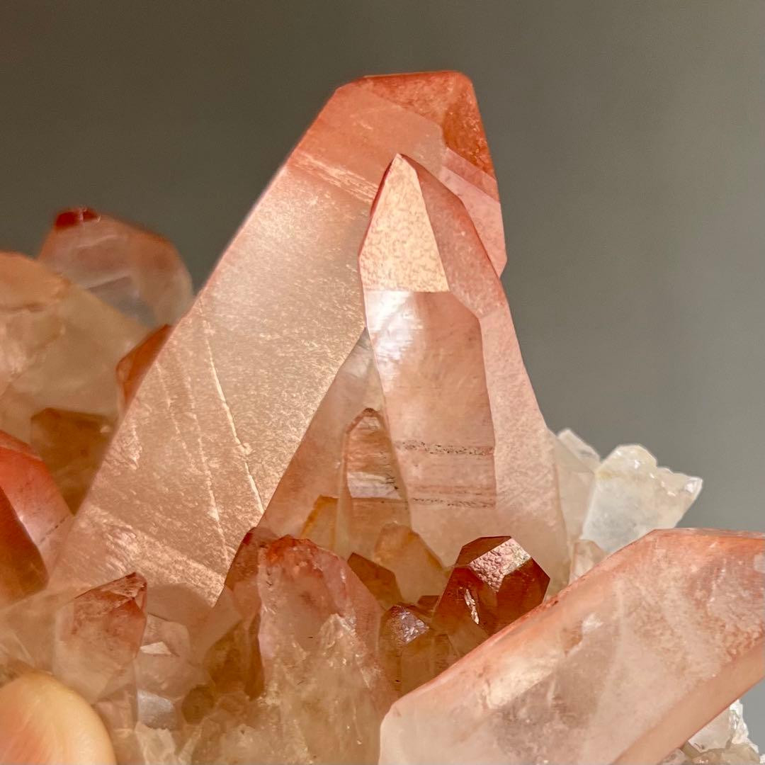 超レア　ストロベリーレムリアン　ディアマンティーナ産　クラスター　27