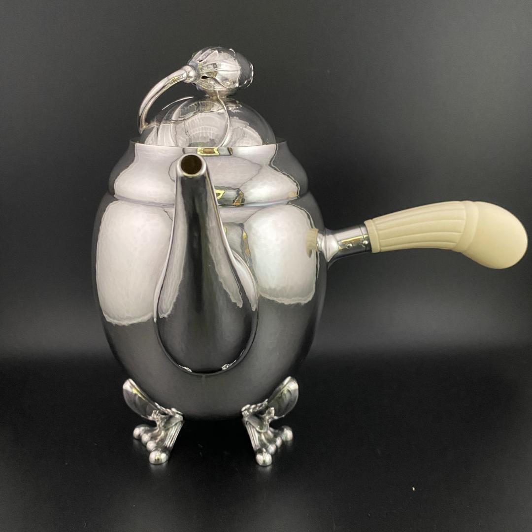 H227 美品 ジョージ ジェンセン シルバー925 ブロッサム ポット