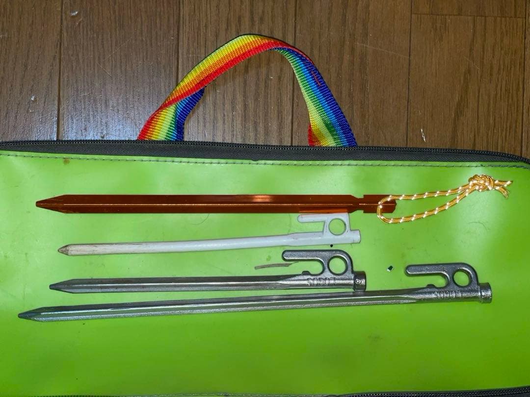 [GWキャンプ:初心者向けテント一式]ロゴス エアマジック(清掃済）＋シート等