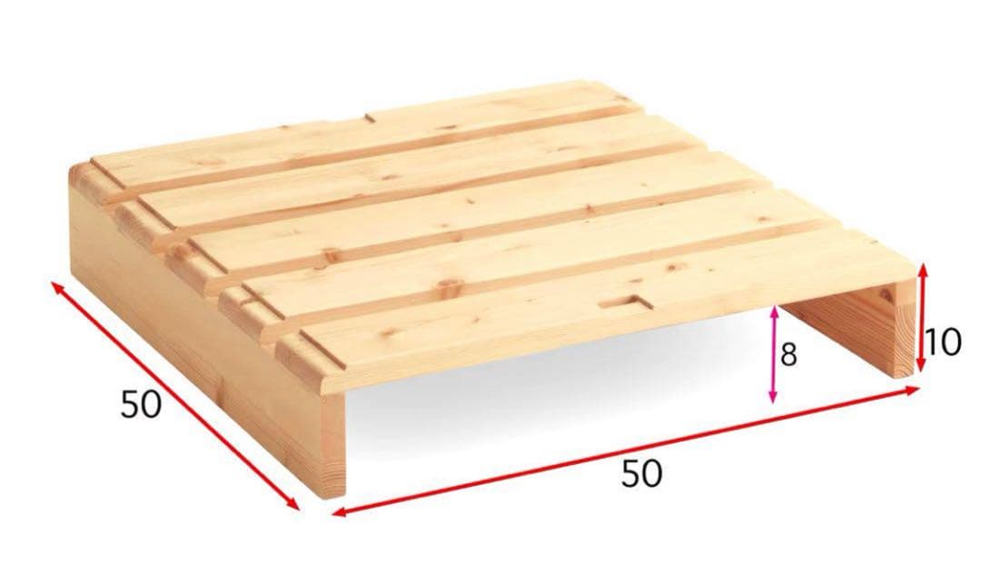 【ベルメゾン】パレットベッド　すのこベット　シングルベッド3つ分