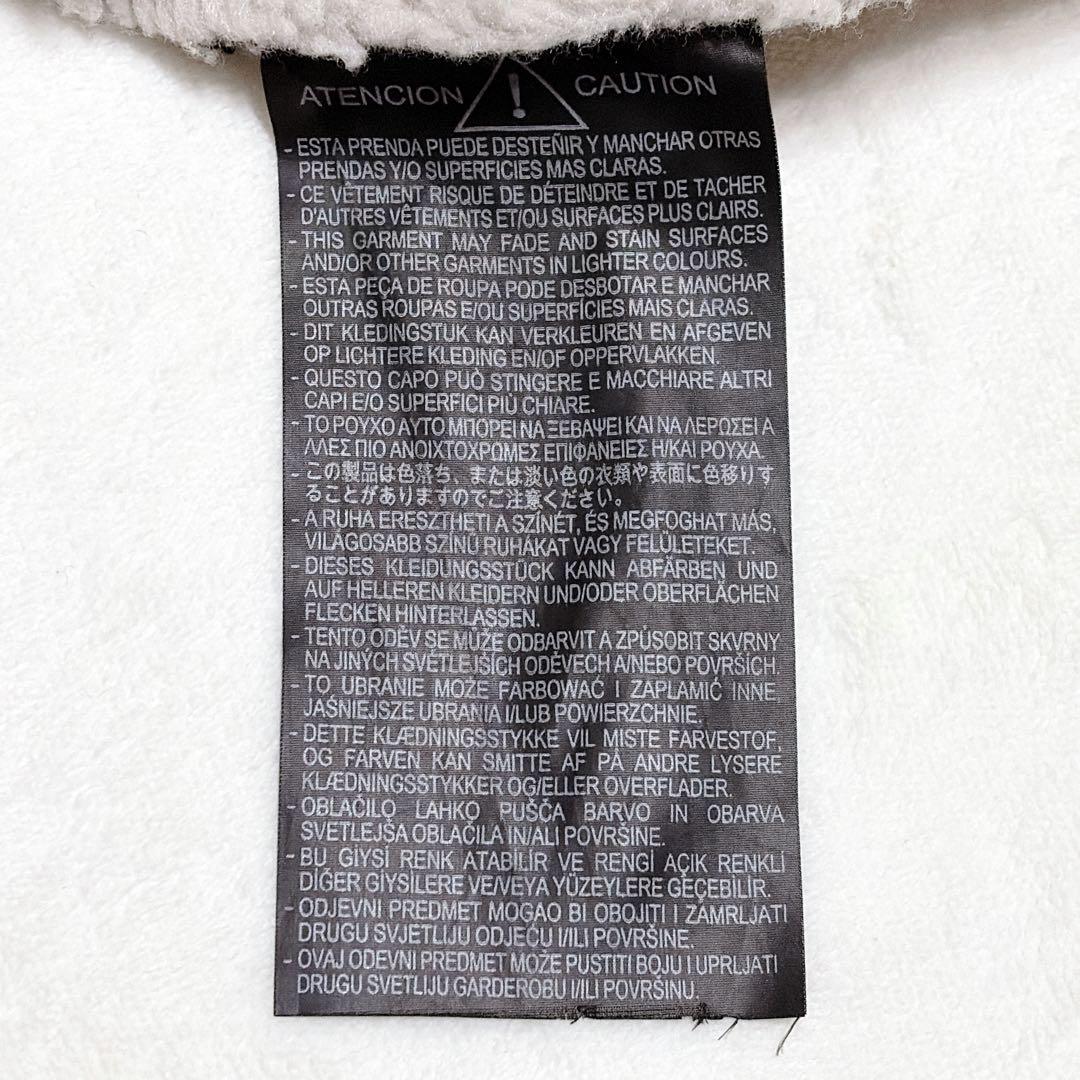 【美品】ZARA フェイクムートン ボア フライトジャケット 黒 L