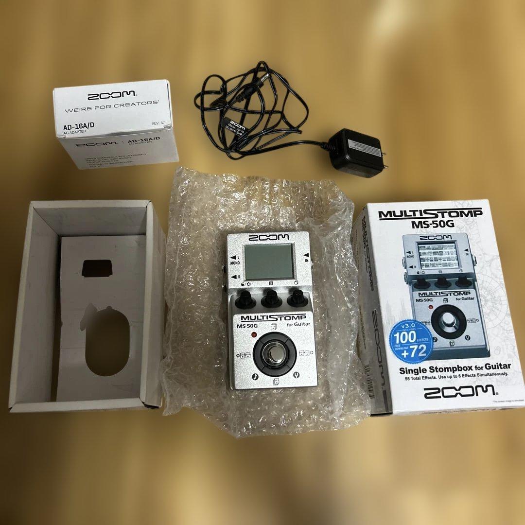 ZOOM マルチエフェクター　MS50G （専用ACアダプタ・箱付） 動作確認済