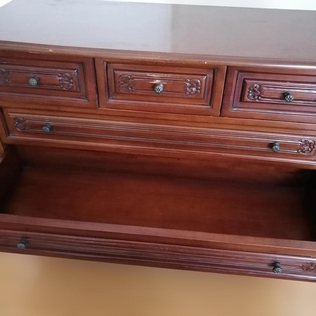 木製チェスト 整理タンス クラシック アンティーク ヴィンテージ家具