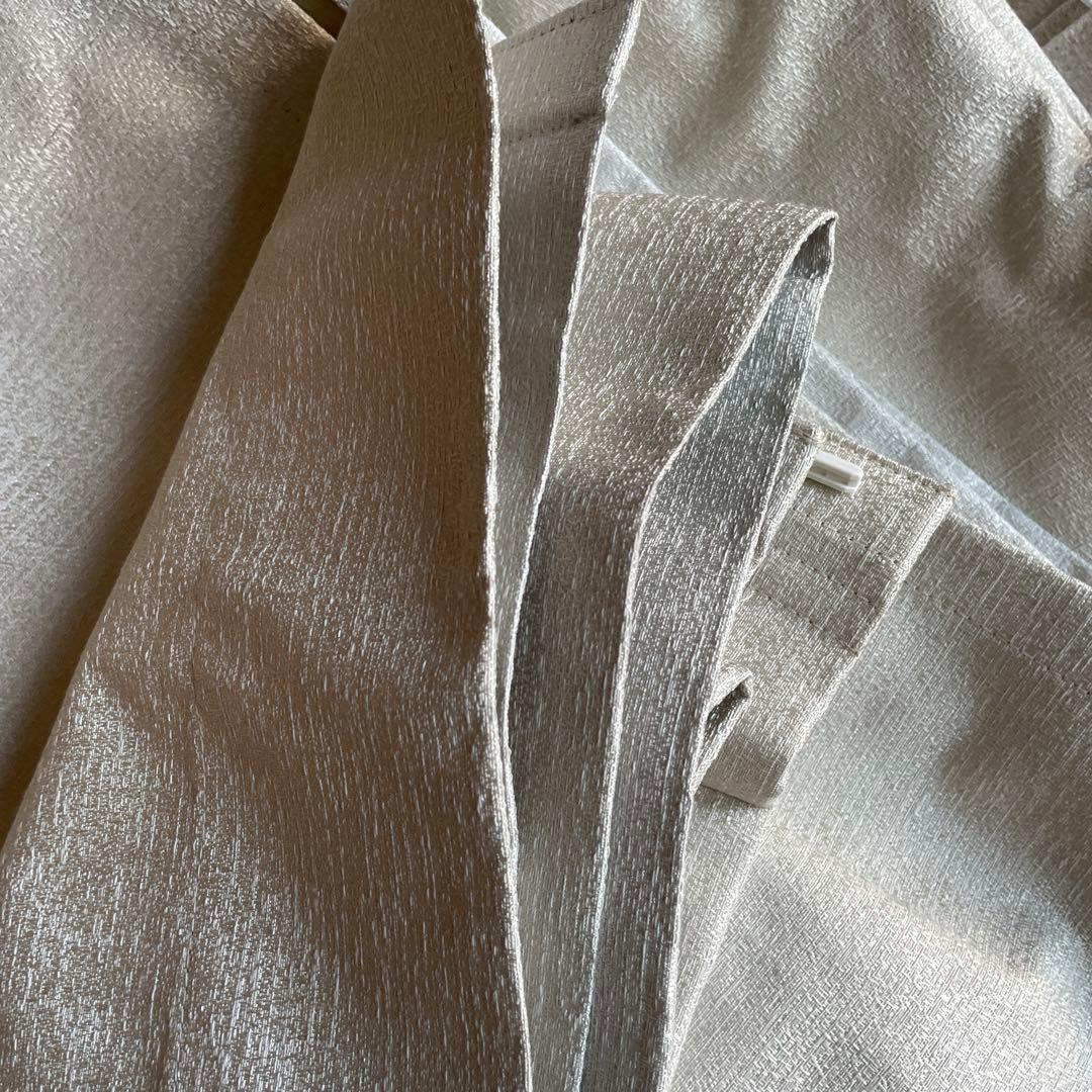 ニトリ　スプールカーテン&レースカーテン　100×190×4枚　遮熱