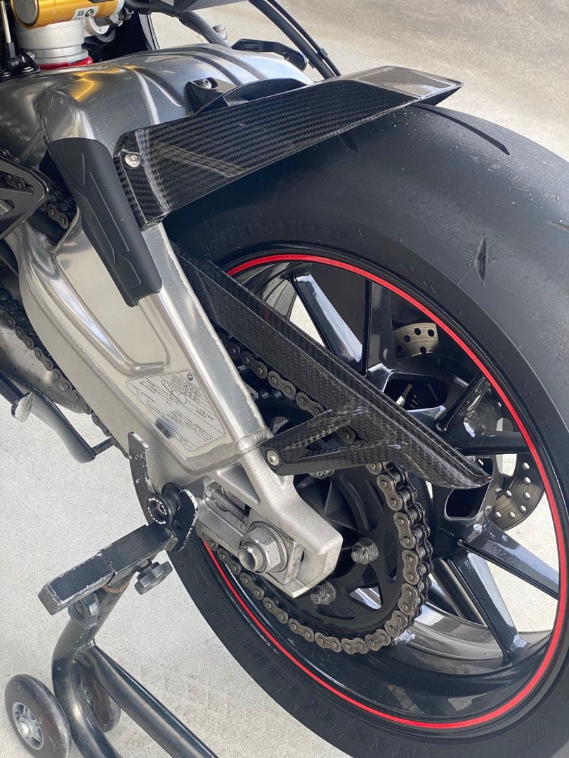 S1000RR HP カーボンリアフェンダー チェーンガード セット