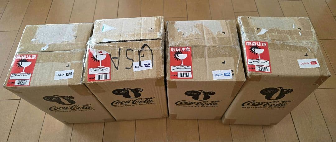 コカ・コーラ　ロンドンオリンピック ビートタオル　4種セット