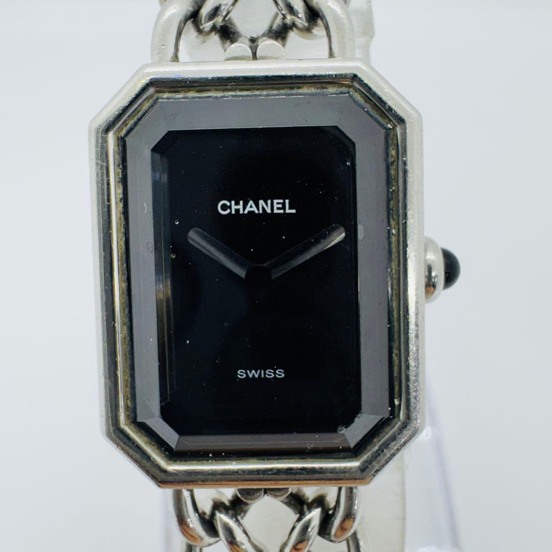 ✨✨CHANEL✨シャネル✨プルミエール✨シルバー✨ブラック文字盤✨腕時計✨