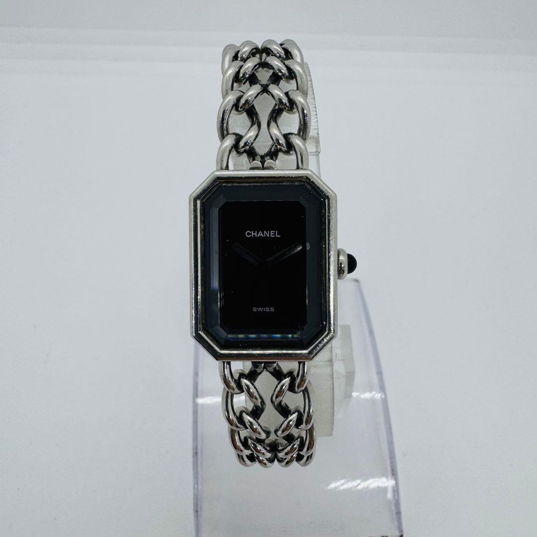 ✨✨CHANEL✨シャネル✨プルミエール✨シルバー✨ブラック文字盤✨腕時計✨