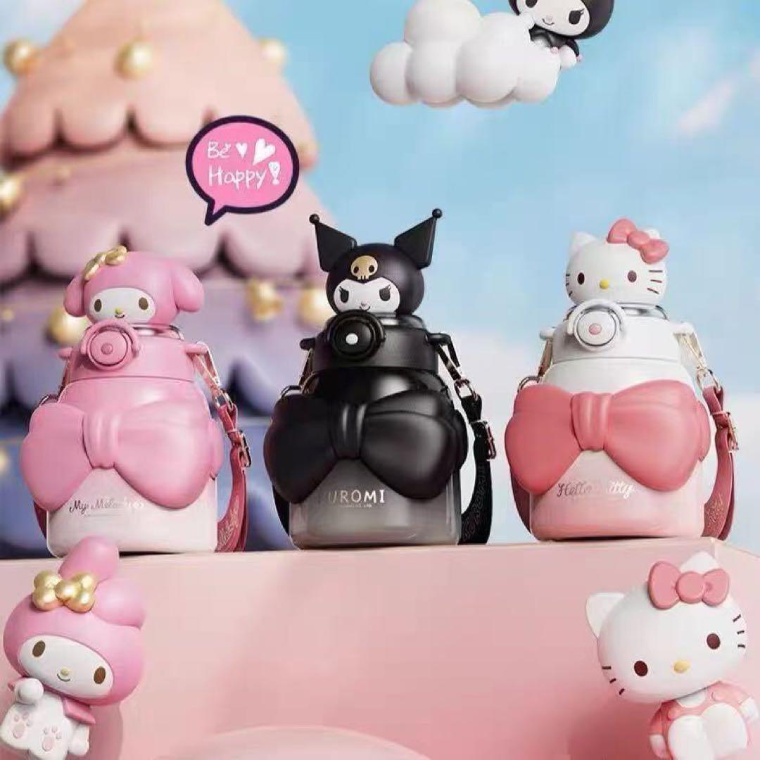 子ども用水筒 マイメロディ くろみ ハローキティ