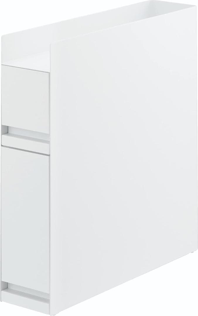 tower 隠せる調味料ラック 2段 引き出し式 白【完成品・新品】