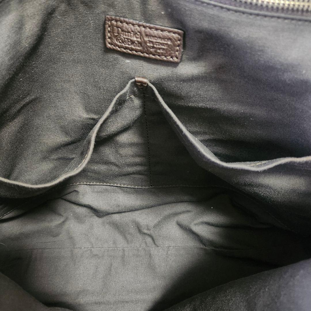 未使用✨ダニエル&ボブ トートバッグ オールレザー ダークブラウン☆大容量