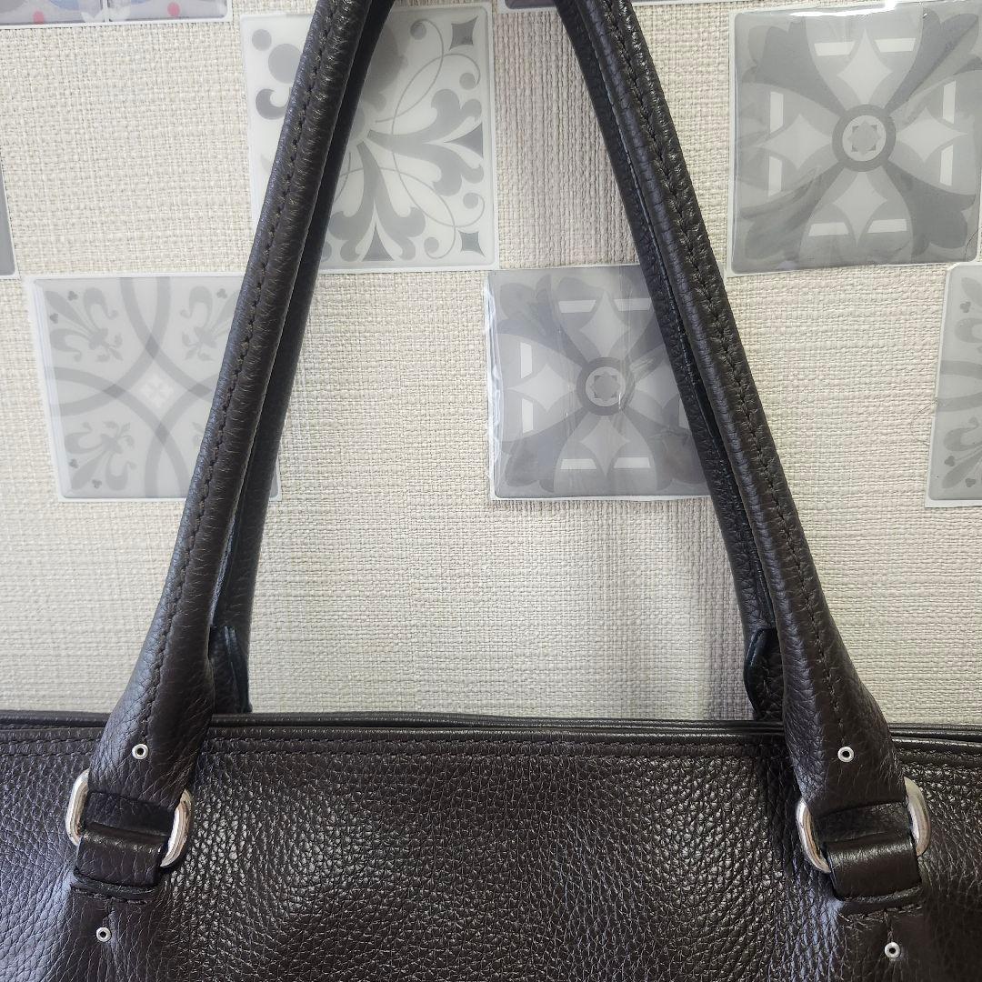 未使用✨ダニエル&ボブ トートバッグ オールレザー ダークブラウン☆大容量