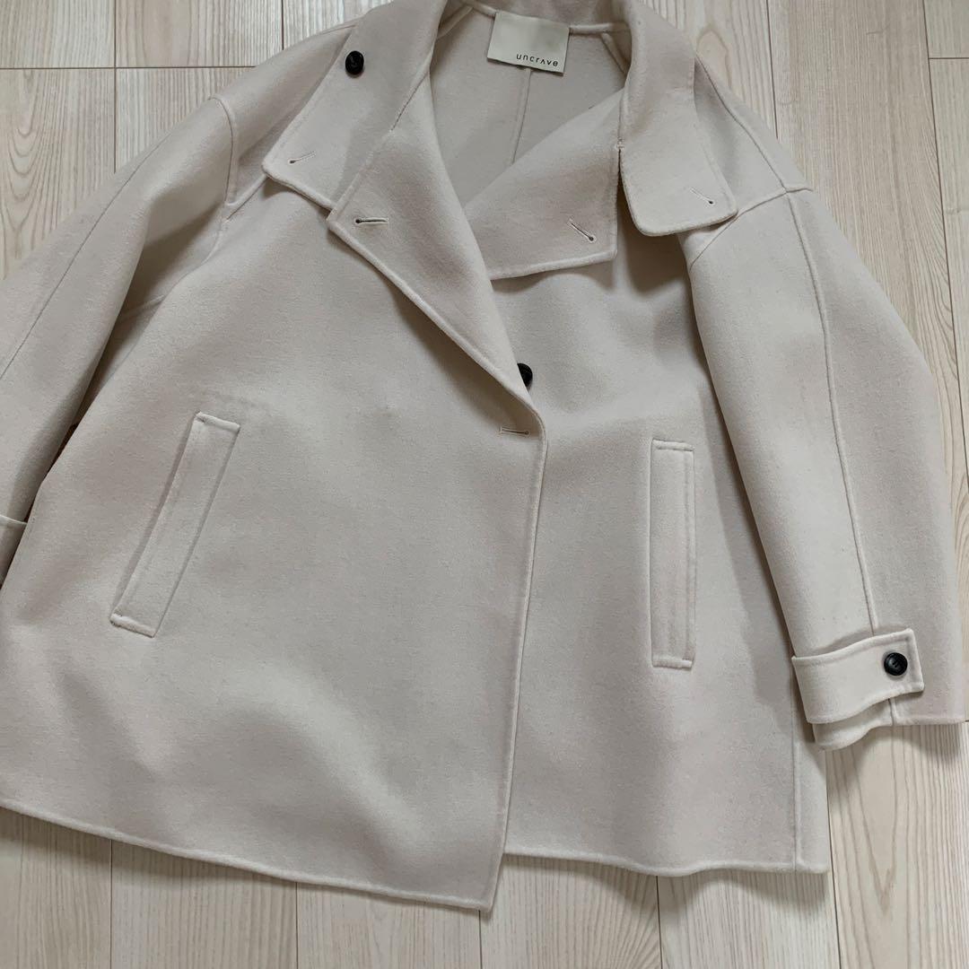 uncrave ダブルブレストコート　0サイズ