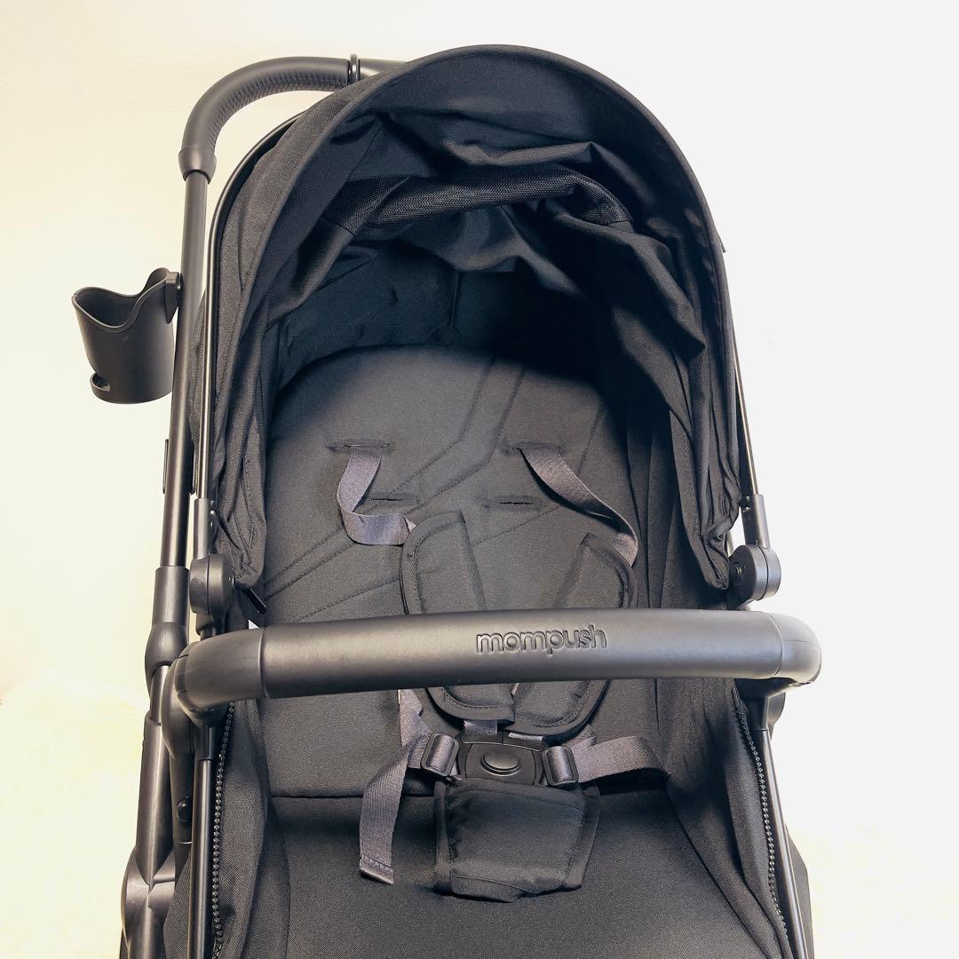 【ほぼ未使用品】Mompush Wiz AB型 コンバーチブル ベビーカー 黒