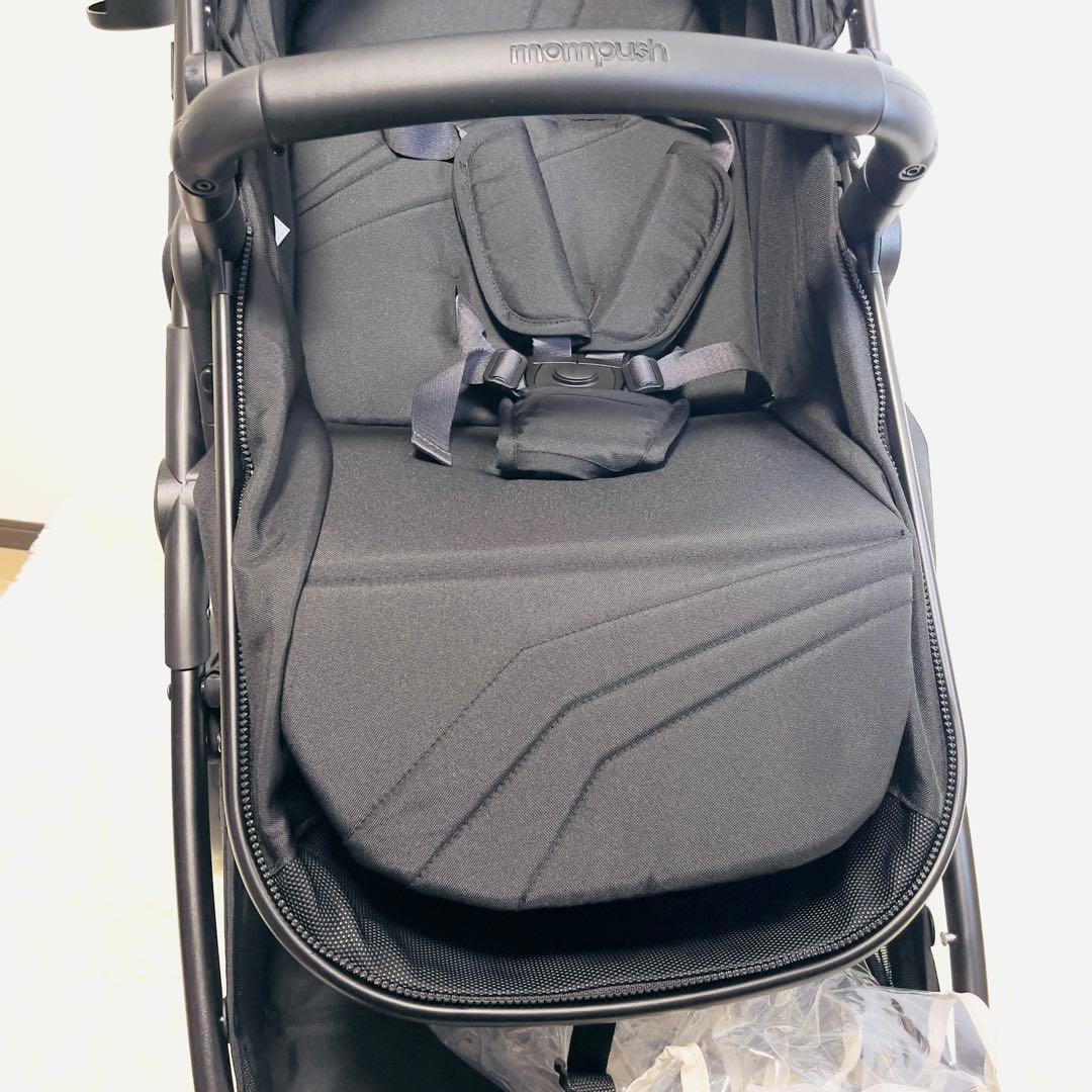 【ほぼ未使用品】Mompush Wiz AB型 コンバーチブル ベビーカー 黒