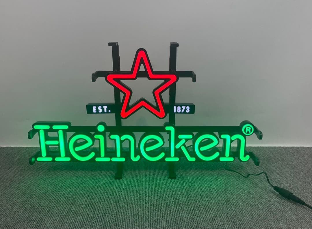 希少 ハイネケン Heineken 看板 ネオンサイン ペニージャパン