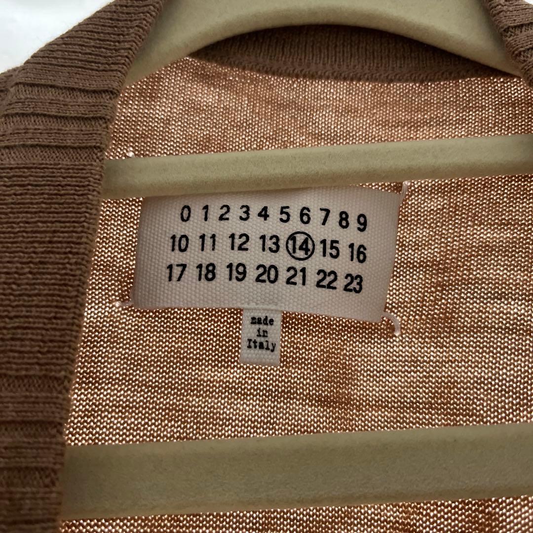 r*u様 Maison Martin Margiela ブラウンカーディガン サ