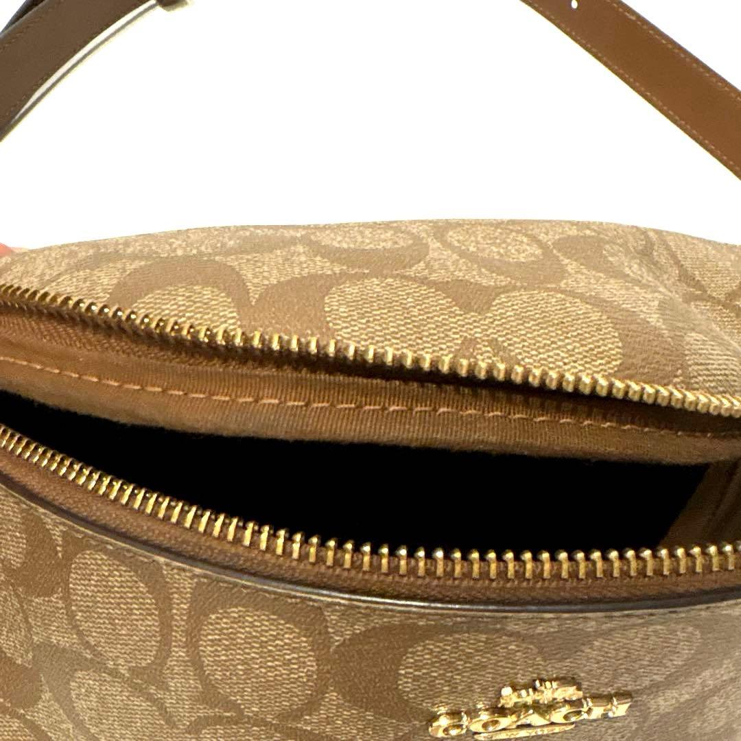 【新品】COACH コーチ F48740シグネチャーキャンバスベルトバッグ