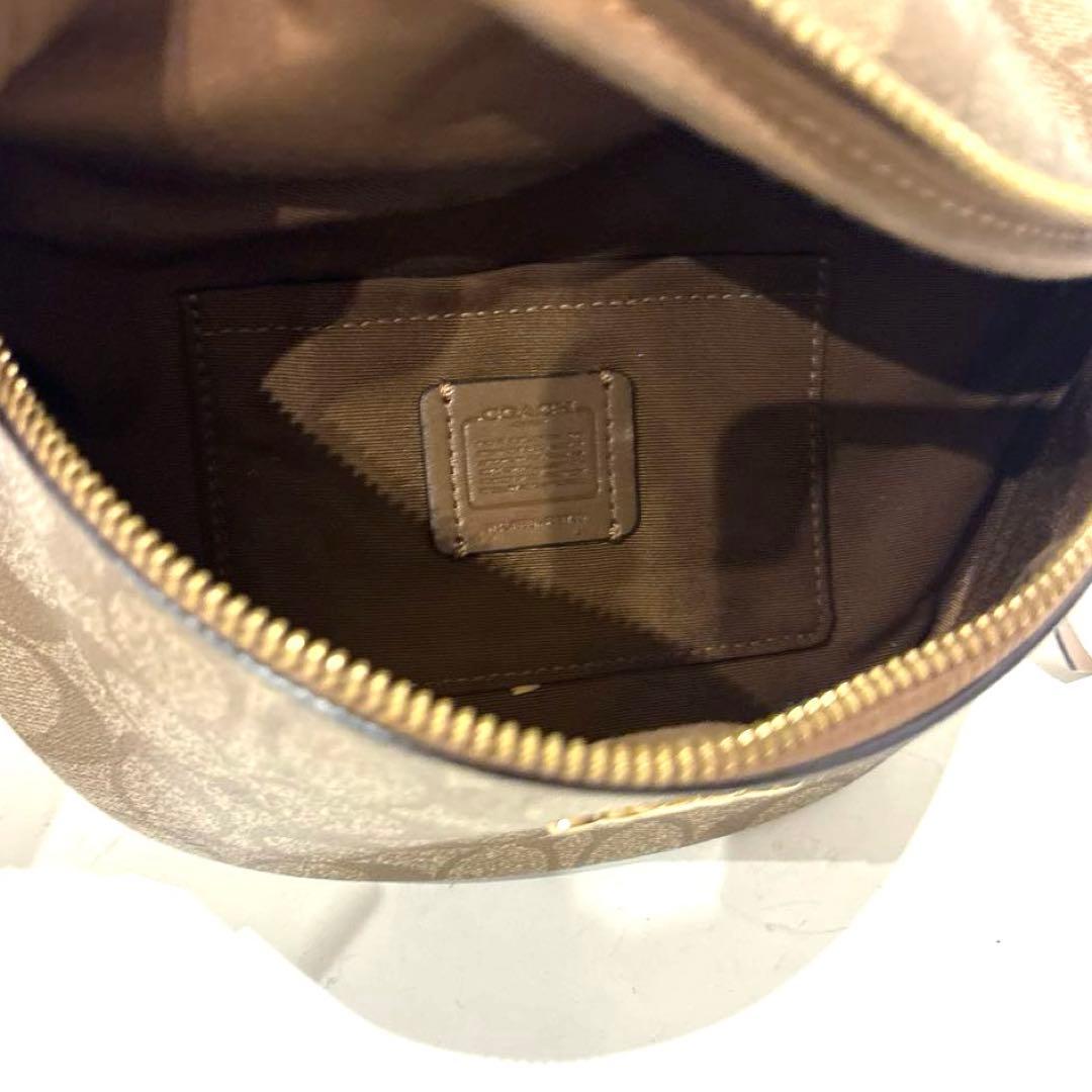 【新品】COACH コーチ F48740シグネチャーキャンバスベルトバッグ