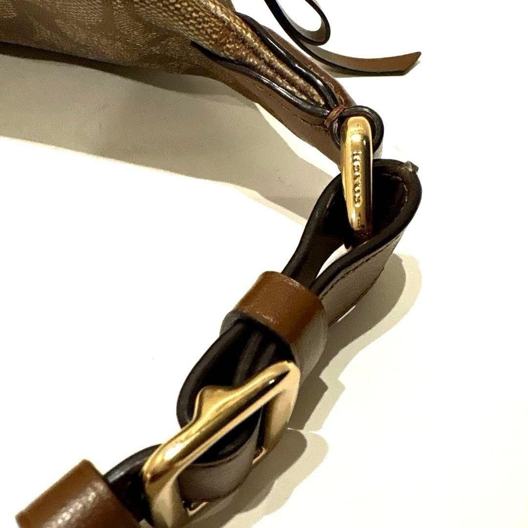 【新品】COACH コーチ F48740シグネチャーキャンバスベルトバッグ