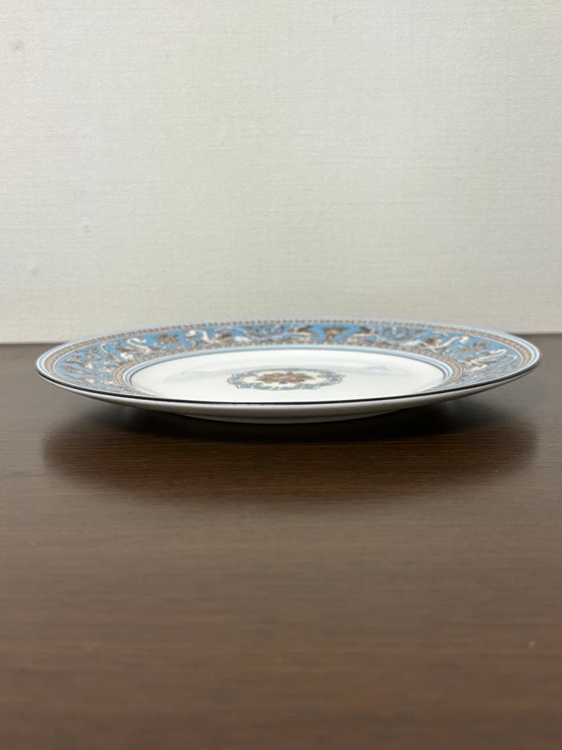 ウェッジウッド フロレンティーン ターコイズ プレート 20.5cm 黒壷 2枚