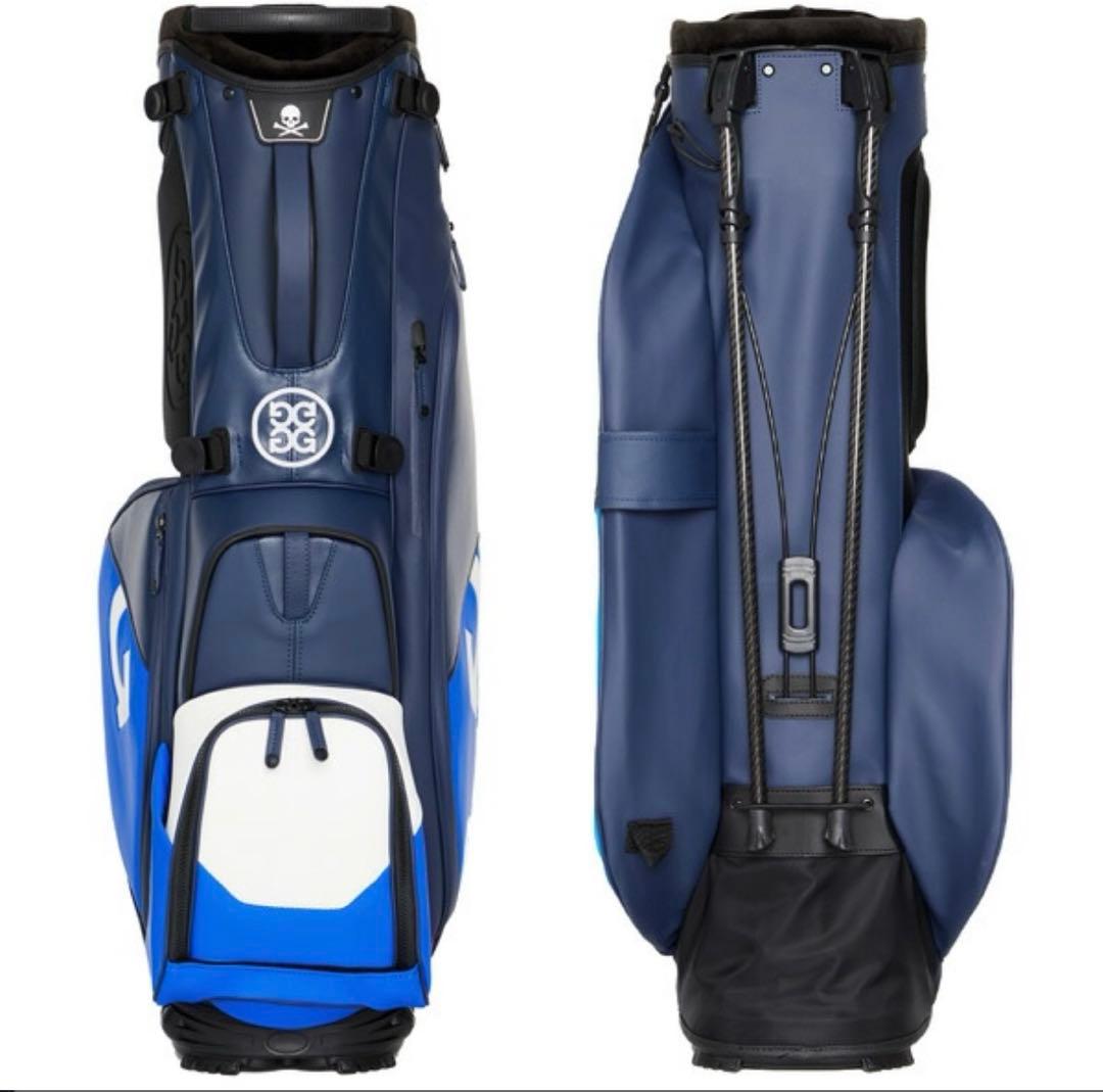 f*0様 Vessel ジーフォア　コラボ　ゴルフバッグ スタンド付き 青黒　G