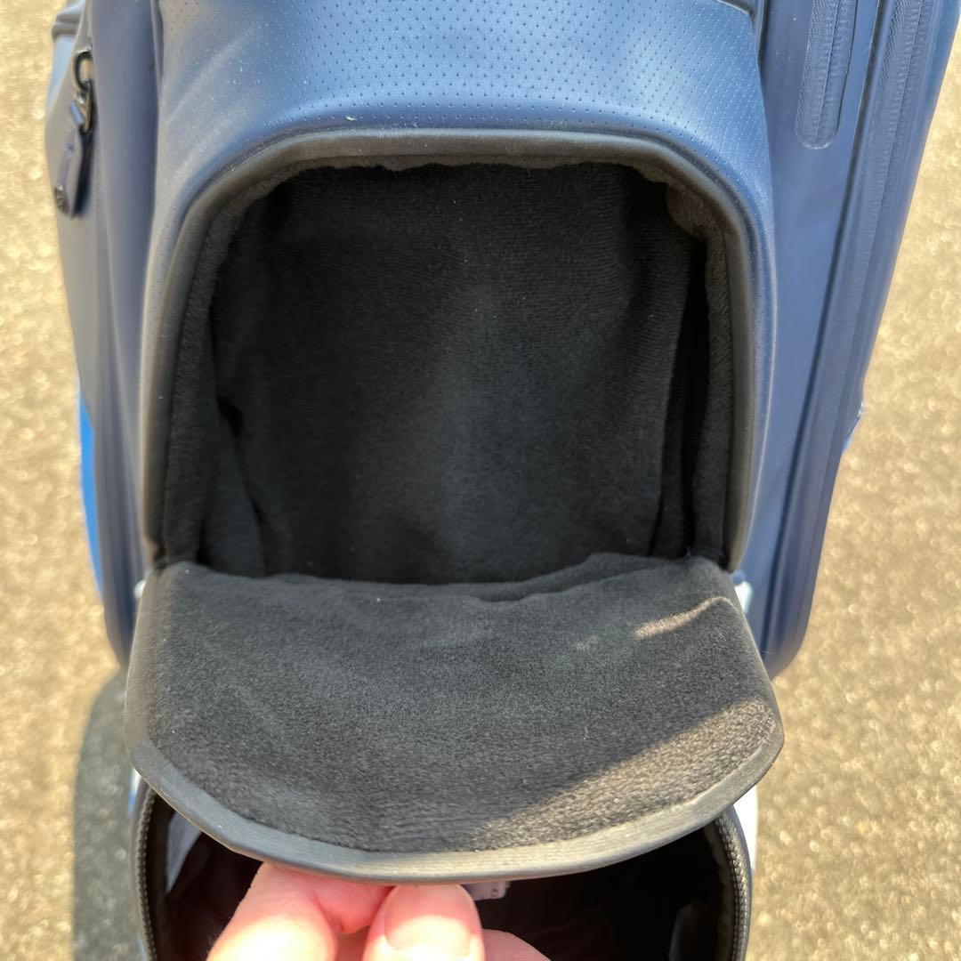 f*0様 Vessel ジーフォア　コラボ　ゴルフバッグ スタンド付き 青黒　G