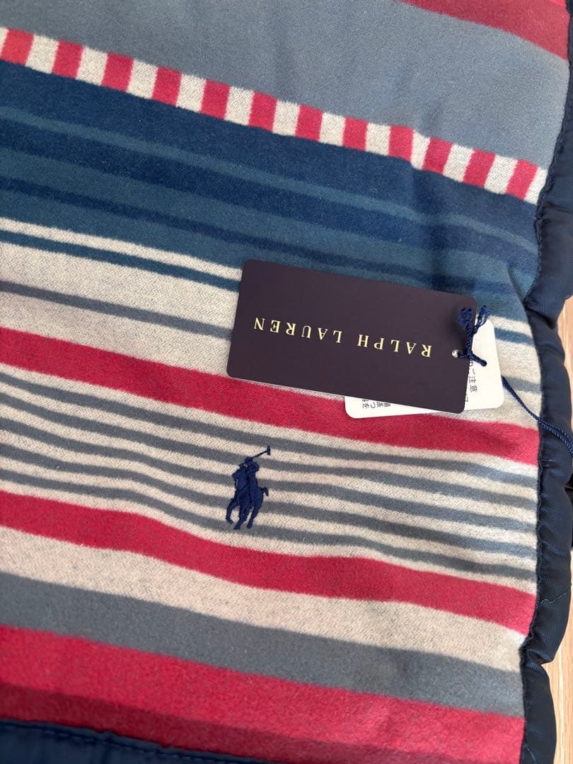 新品タグ付き　ラルフローレン　大判ブランケット