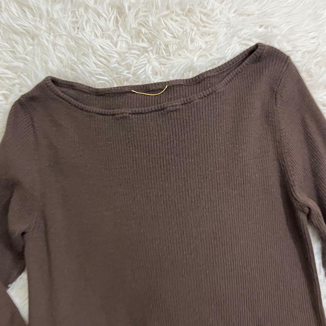 ★極美★ 大人気アパルトモンドゥーズィエムクラス RibKnitブラウン指抜き✳️